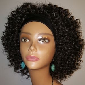NEW Headband Wigs w/Human Hair Mix